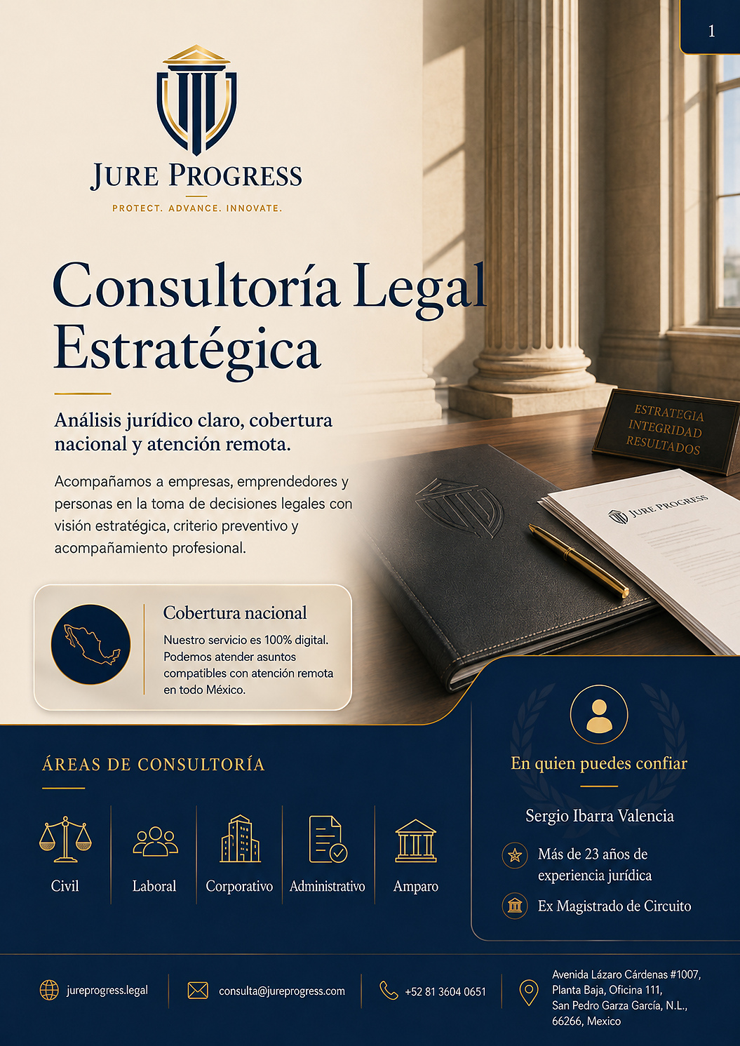 Brochure Consultoría Legal página 1