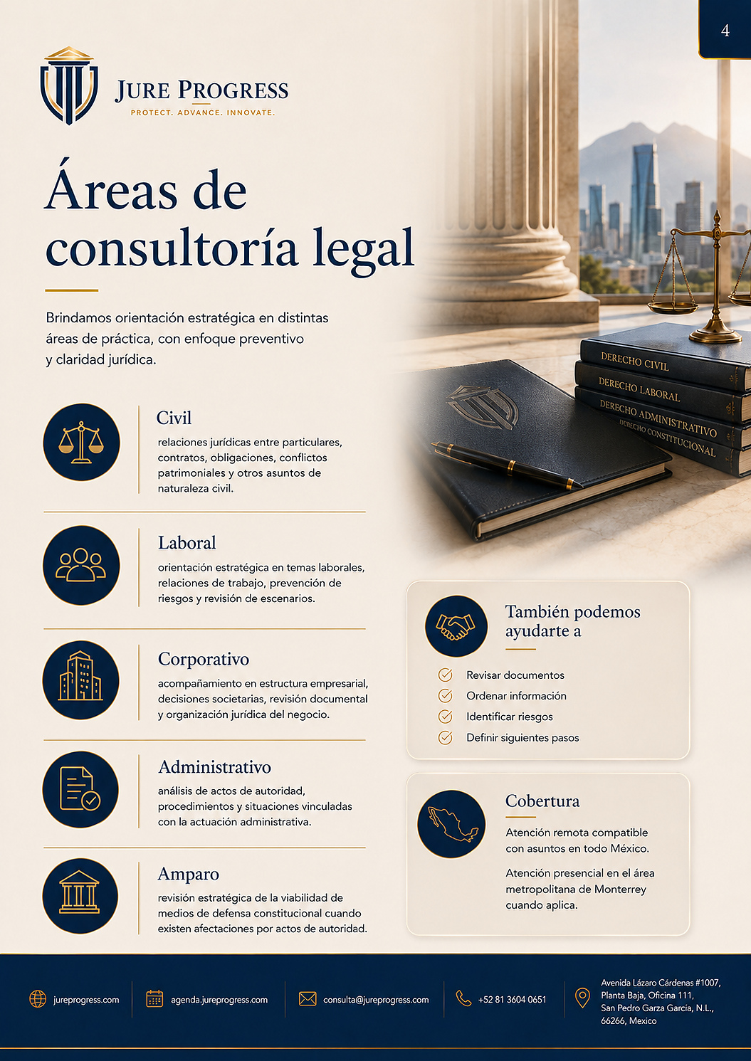 Brochure Consultoría Legal página 4