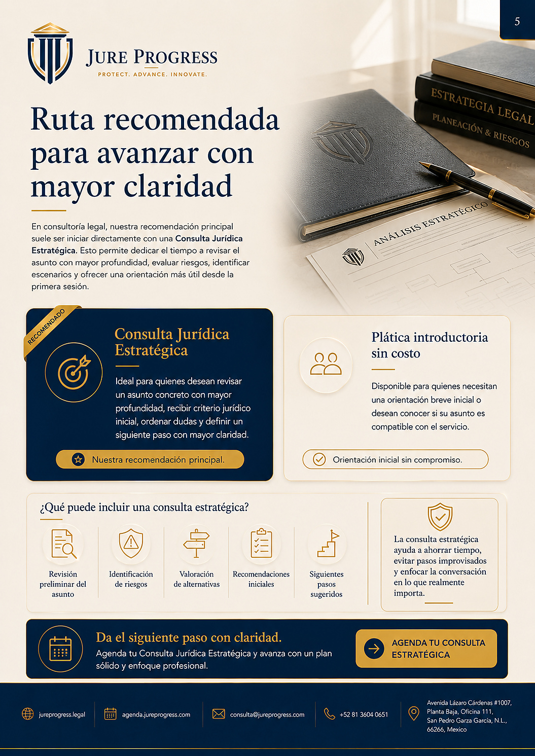 Brochure Consultoría Legal página 5