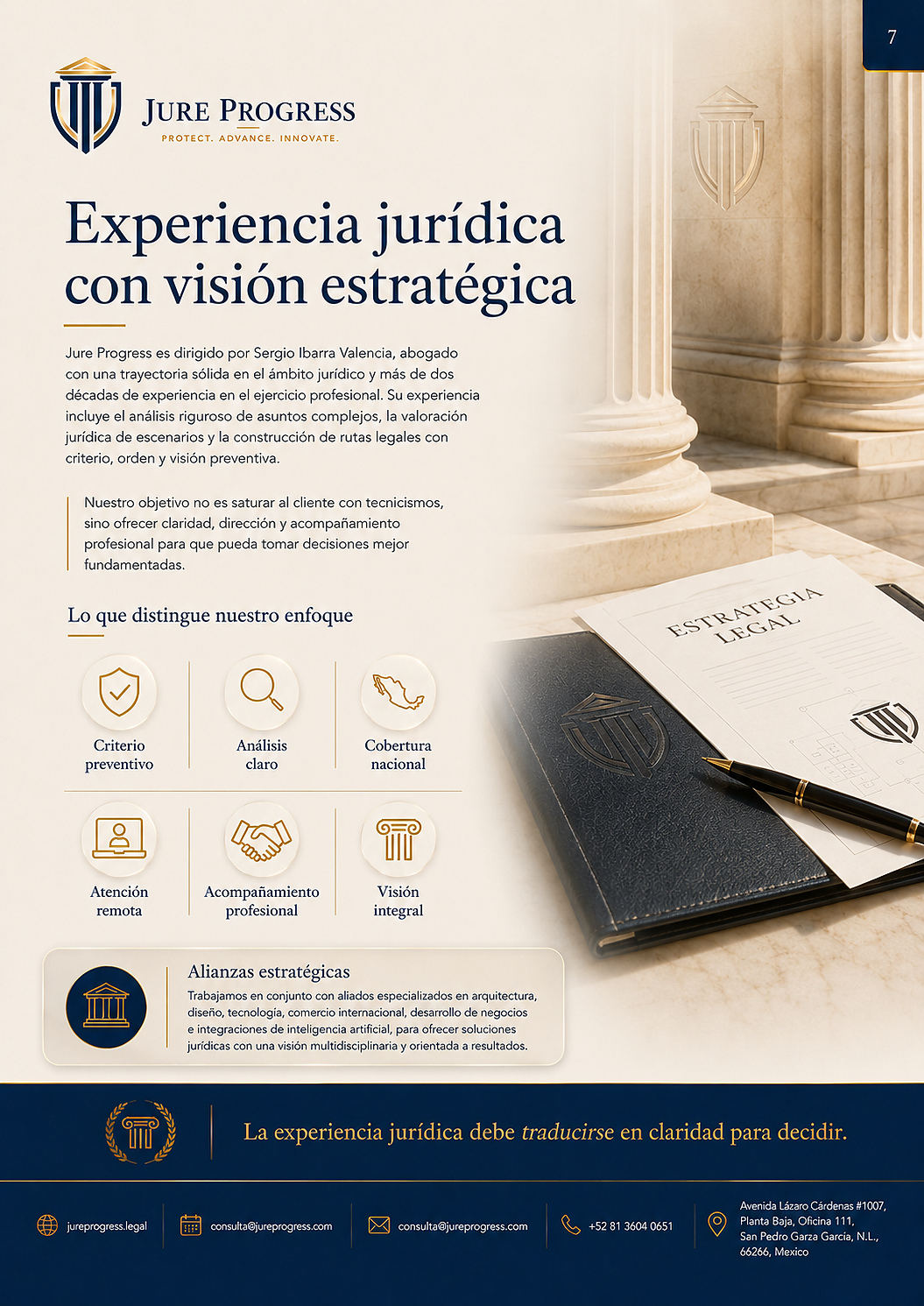Brochure Consultoría Legal página 7