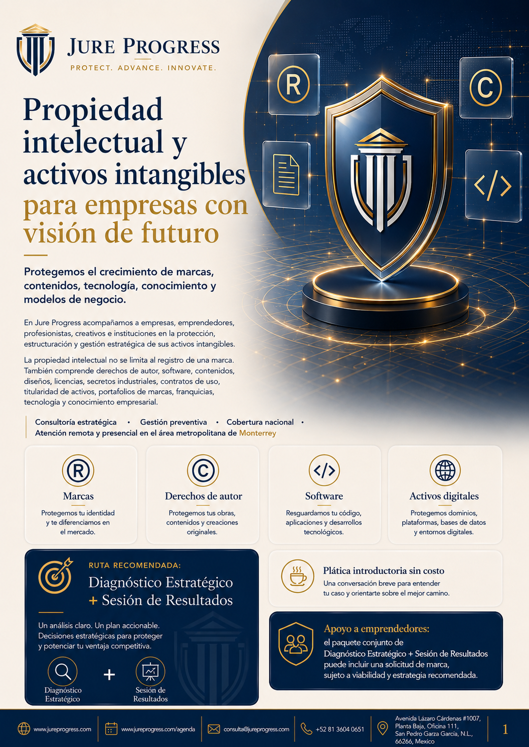 Brochure Propiedad Intelectual página 1