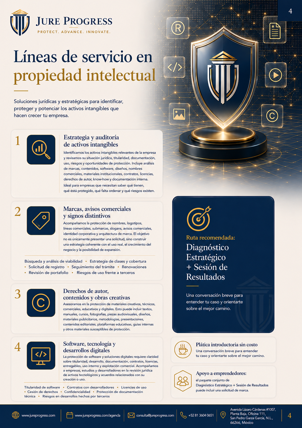 Brochure Propiedad Intelectual página 4