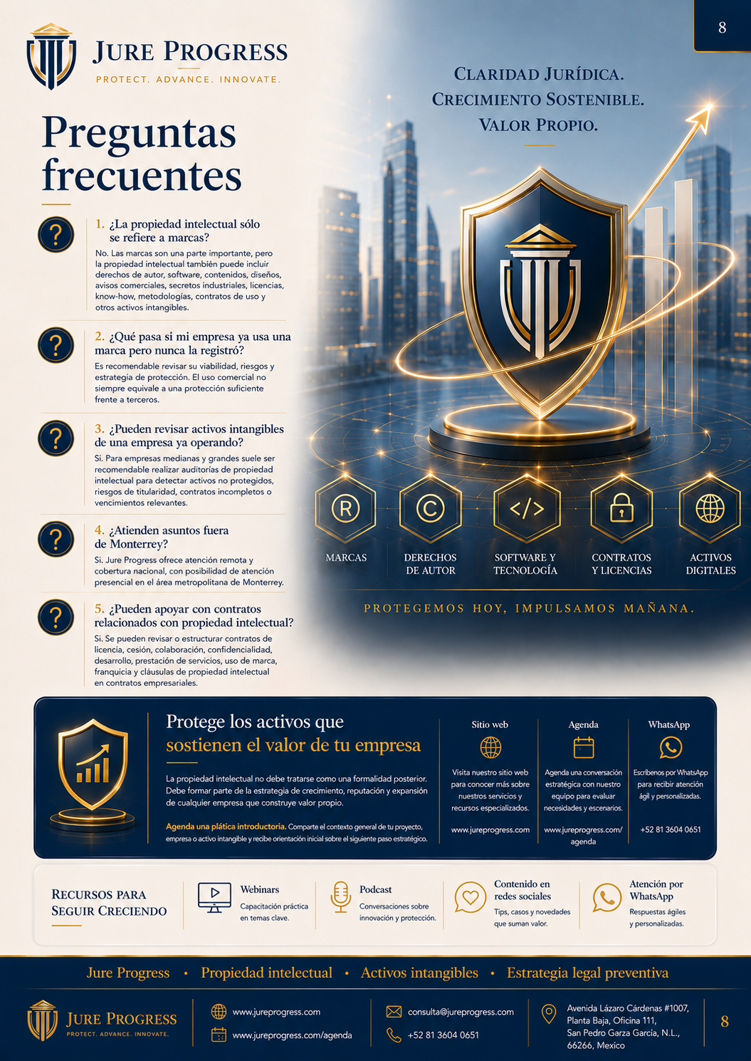 Brochure Propiedad Intelectual página 8